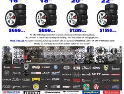 Cheap tires and wheels package deals without breaking the bank