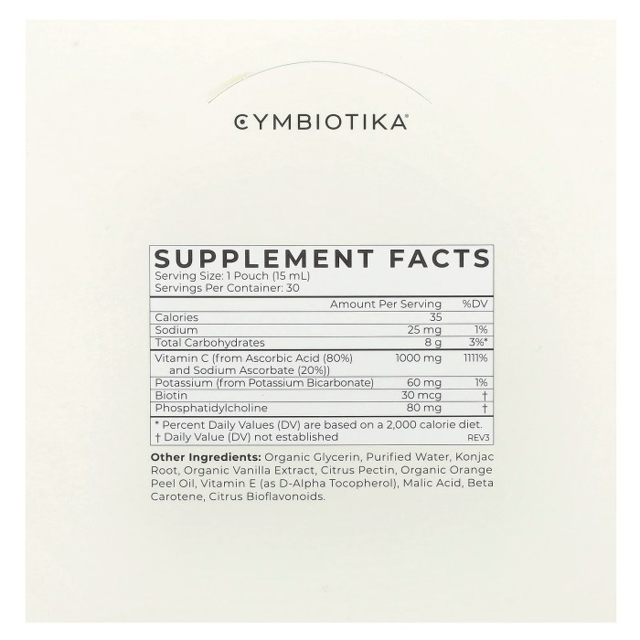 Cymbiotika Liposomal Vitamin C Testing Enhanced Absorption
