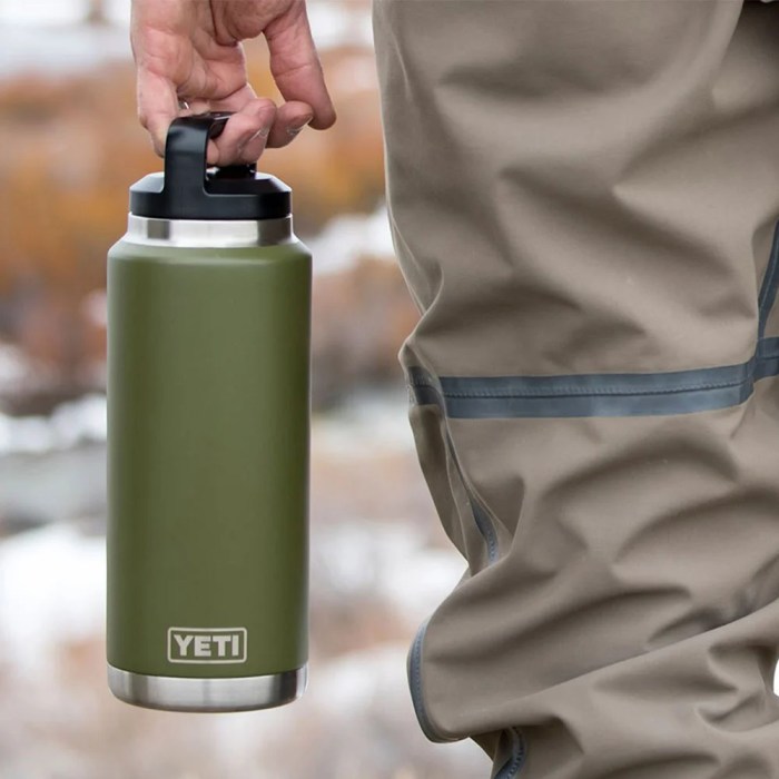 Yeti Rambler 36 oz Water Bottle Durability Test for Athletes