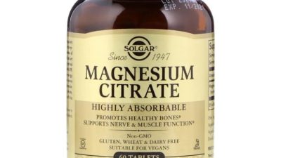 Solgar Magnesium Citrate Testing the Absorption Efficiency for Muscle Relaxation
