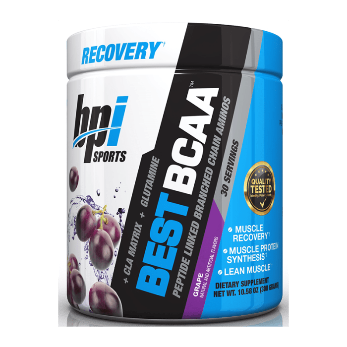 BPI Sports Best BCAA Testing the Peptide-Linked Amino Acids for Hydration
