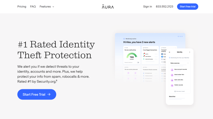 Aura Identity Guard Review Testing Identity Theft Protection Tech