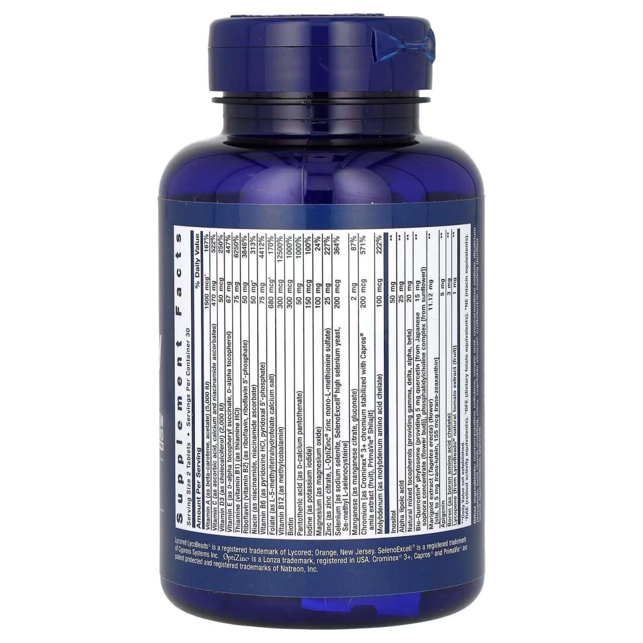 Life Extension Two-Per-Day A Review of High-Potency Vitamin and Mineral Support