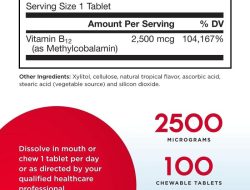 B12 Methylcobalamin – Energy Metabolism – Jarrow Formulas