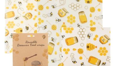 Reusable Beeswax Wraps – Plastic-Free Food Storage – Bees Wrap Revolutionizes Food Storage