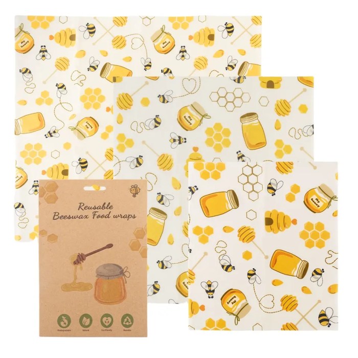 Reusable Beeswax Wraps – Plastic-Free Food Storage – Bees Wrap Revolutionizes Food Storage