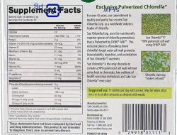 Chlorella Tablets – Detox Support – Sun Chlorella