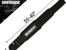 Weightlifting Belt – Leather Support – Rogue Fitness