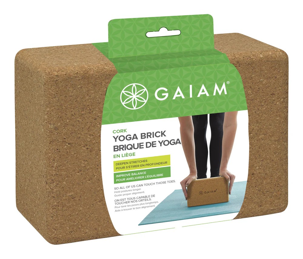 Cork Yoga Block – Eco-Friendly Support – Gaiam