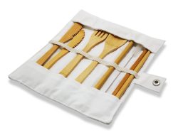 Bamboo Cutlery Set – Portable Travel Gear – To-Go Ware