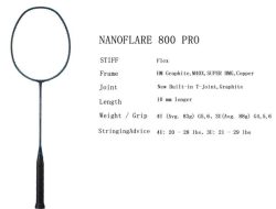Badminton Racket – Nanoflare Series – Yonex Performance