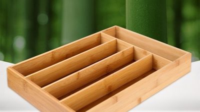 Bamboo Dish Rack – Kitchen Organizer – Bambüsi