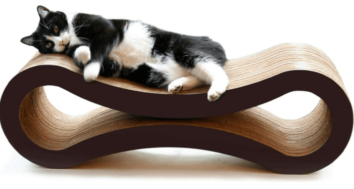 Cardboard Cat Scratchers: One Gift a Cat Will like More Than the Box! Recycled Cardboard Cat Scratcher - Eco Pet - Petfusion