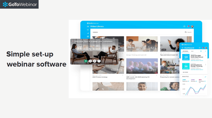 GoToWebinar Launches New Live Streaming Tool - Unix Commerce Webinar Platform - Live Streaming - GoToWebinar