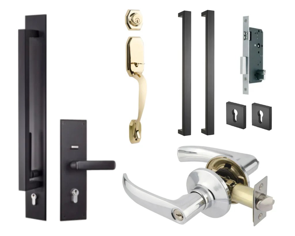 Exterior door hardware